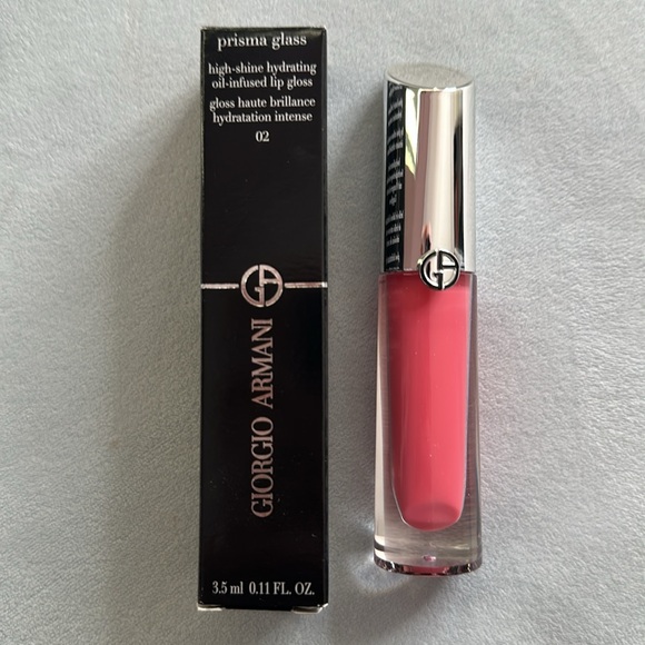 🎨 ARMANI BEAUTY | PRISMA GLASS HYDRATING LIP GLOSS WITH SQUALANE - Picture 1 of 8